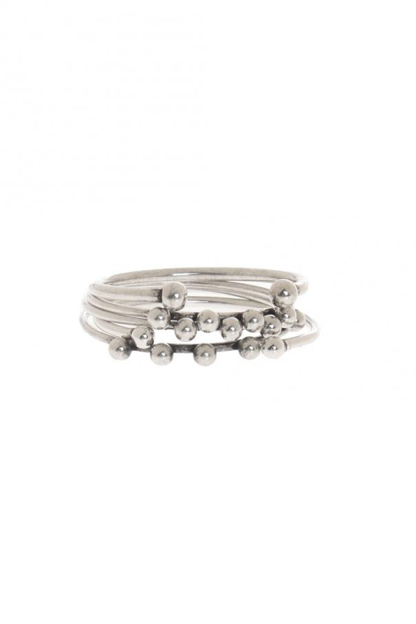 Silver Set of 5 rings Isabel Marant - Vitkac Canada